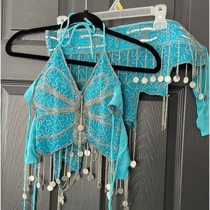 Belly Dancing Bralette and Skirt